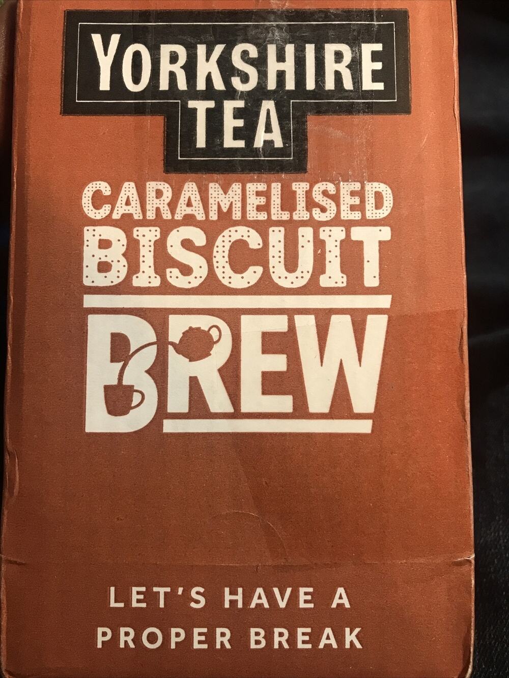 Yorkshire Tea Caramelised Biscuit Brew 40 Tea Bags (Pack of 1)